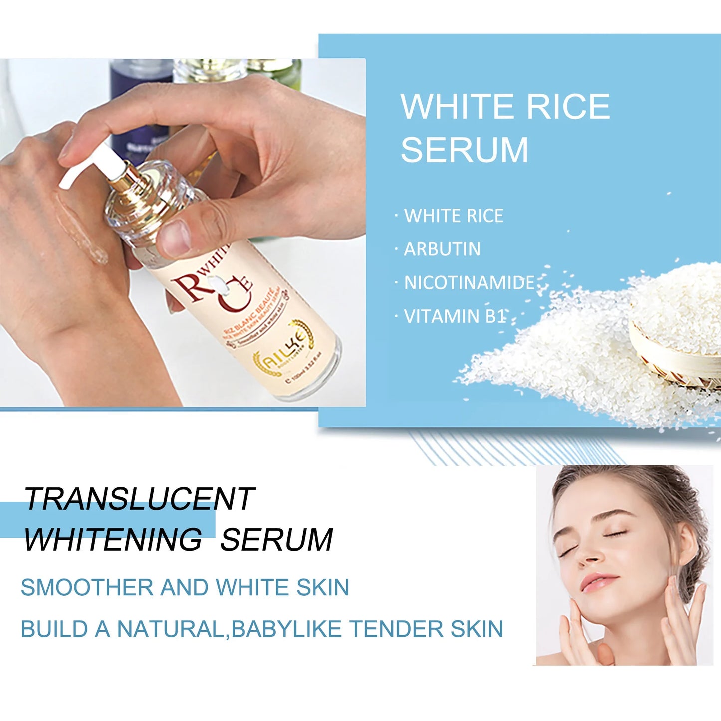 AILKE Brightening & Hydrating Serum for Dark Spots & Wrinkles