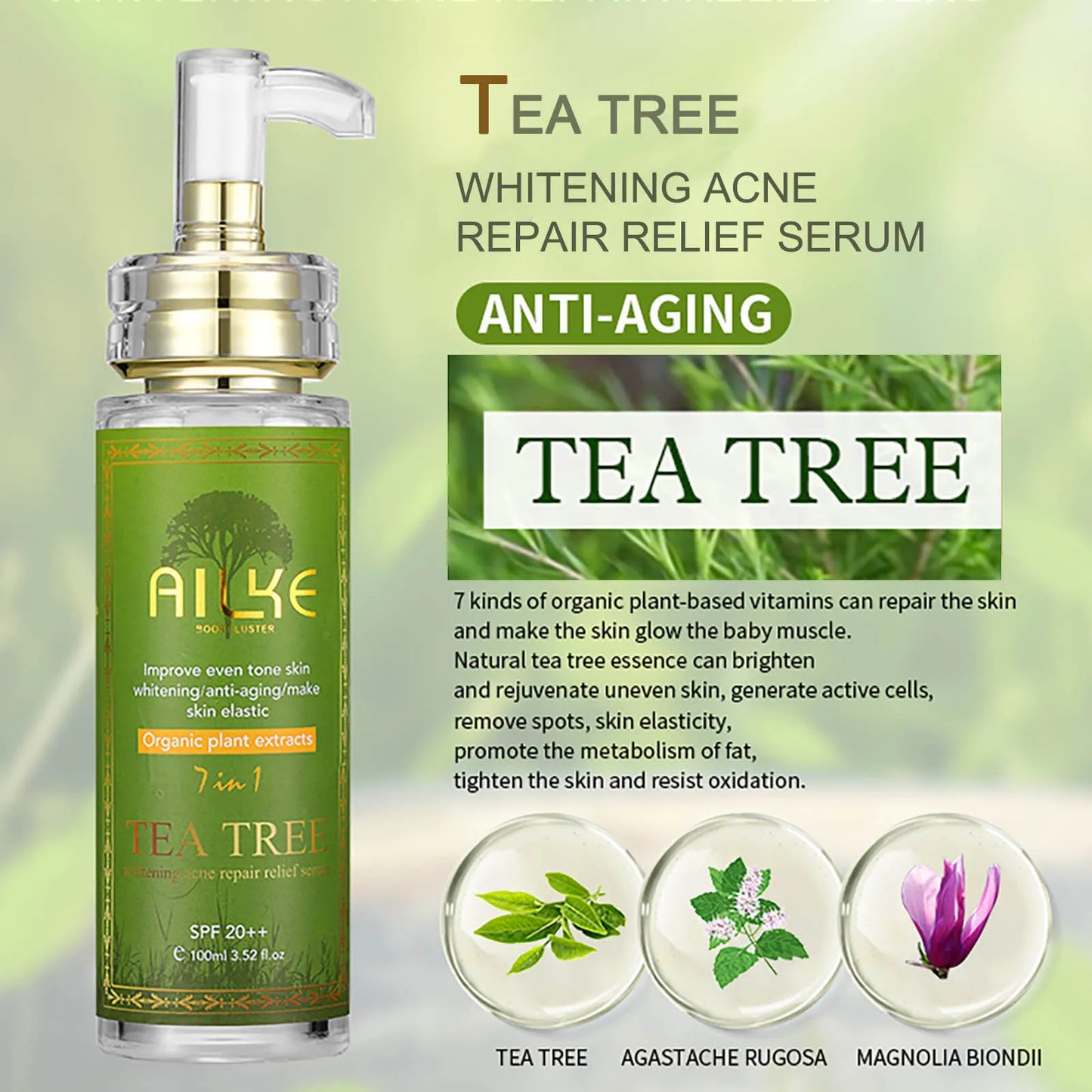 AILKE Brightening & Hydrating Serum for Dark Spots & Wrinkles